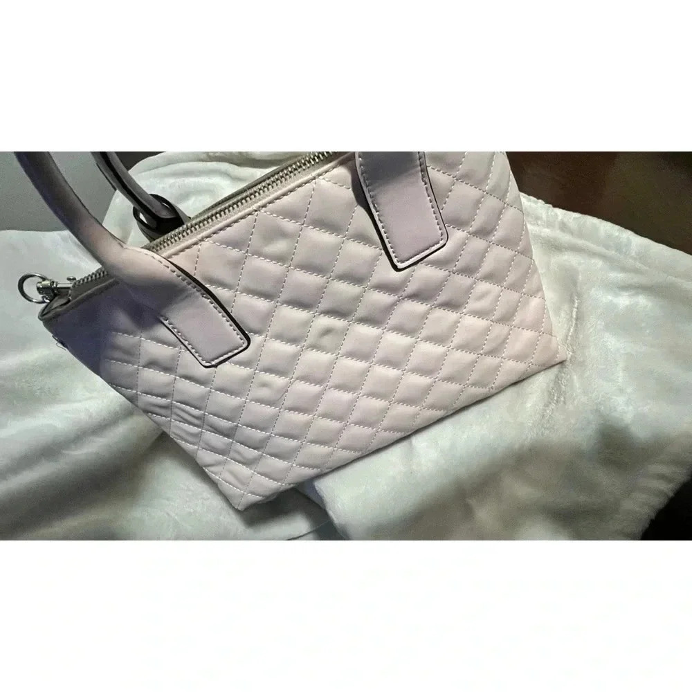 GUESS Quilted Blush Pink Bag - Picture 5 of 6